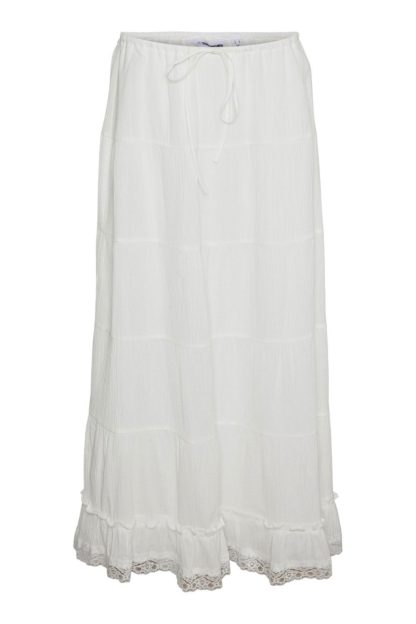 Something New - Nederdel - Snemily Nw Maxi Skirt - Ity Snow White