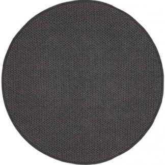 Udendørs tæppe i polypropylene Ø200 cm - Mørkegrå