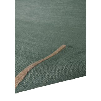 VENTURE DESIGN Jaipur gulvtæppe - olivengrøn uld og bomuld (200x300)