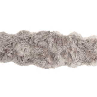 VENTURE DESIGN Katy Tæppe Katy Polyester Fake Fur - 180*55- -Pläd-Grey