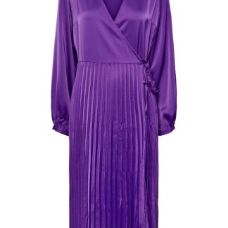 Y.A.S - Kjole - Softly LS Midi Dress - Prism Violet