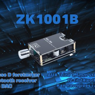 ZK1001B Bluetooth Klasse D Forstærker 1x100W - Kompakt og Kraftfuld