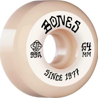 Bones Wheels STF Skateboard Heritage Roots 54mm V5 4pk Black str. 54mm