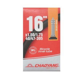 Chaoyang Slange 16 x 1.50-1.75 med 40mm lang Dunlop ventil