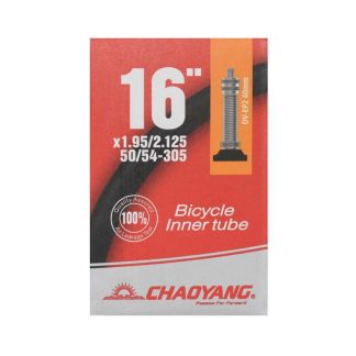 Chaoyang Slange 16 x 1.95-2.125 med 40mm lang Dunlop ventil