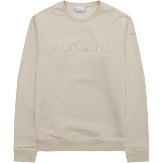 Columbia M Columbia Logo Fleece Crew Sand