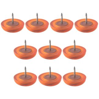 Glidesøm i PVC Ø21cm - Sæt med 10 stk. - Orange