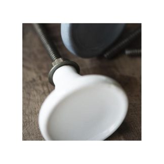 Greb keramik m/ kant hvid - Ib Laursen