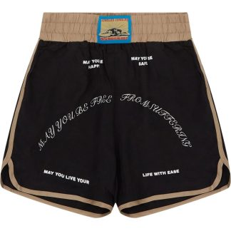 Jungles Jungles Pty Itd May You Be Safe Boxing Shorts Black/gold
