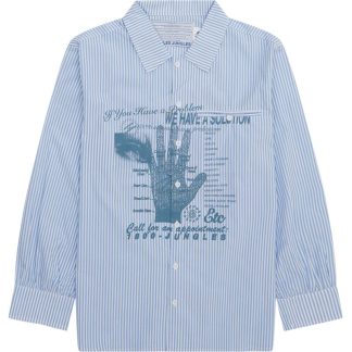 Jungles Jungles Pty Itd Solutions Button Up Skjorte Blue