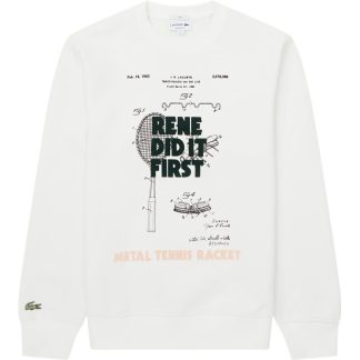 Lacoste Sh0129 Sweatshirt Off White
