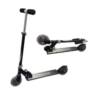 Løbehjul - Scooter - foldbart (sort)