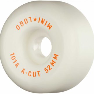 Mini Logo Skateboard Wheels A-cut "2" 52mm 101A White 4-pack str. 52mm