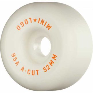 Mini Logo Skateboard Wheels A-cut "2" 52mm 95A White 4-pack str. 52mm