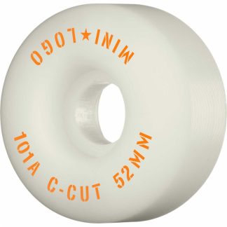 Mini Logo Skateboard Wheels C-cut 52mm 101A White 4-pack str. 52mm