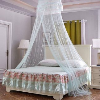 Myggenet - Dome design til f.eks over senge op til 180cm - Blå