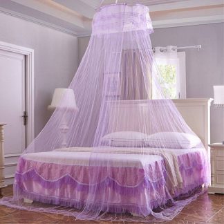 Myggenet - Dome design til f.eks over senge op til 180cm - Lilla