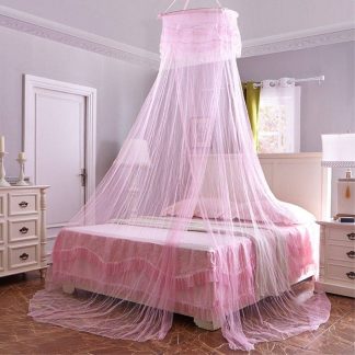 Myggenet - Dome design til f.eks over senge op til 180cm - Pink