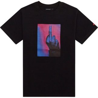 Non-sens Up Yours T-shirt Black
