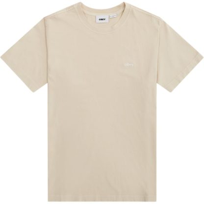 Obey Lowercase Tee Ss Sand