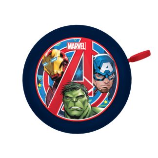 Seven - Avengers - Ringeklokke til børnecykel - Blå/rød - Str. Ø55mm