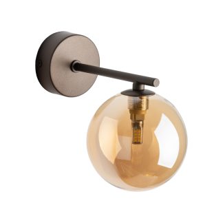 TK Estera væglampe - bronze glas og brun metal