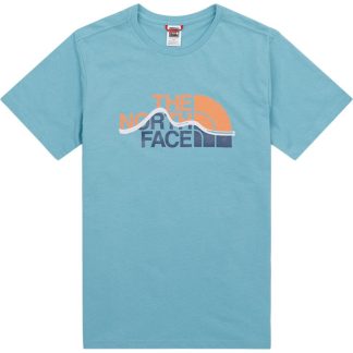 The North Face S/s Mount Line Tee Nf0a7x1n Blå