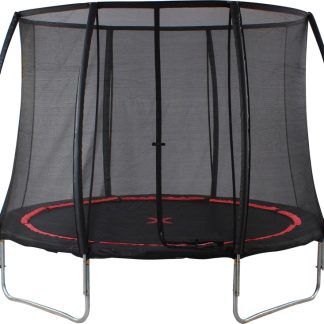 small foot Trampoline with Safety Net Black Spider